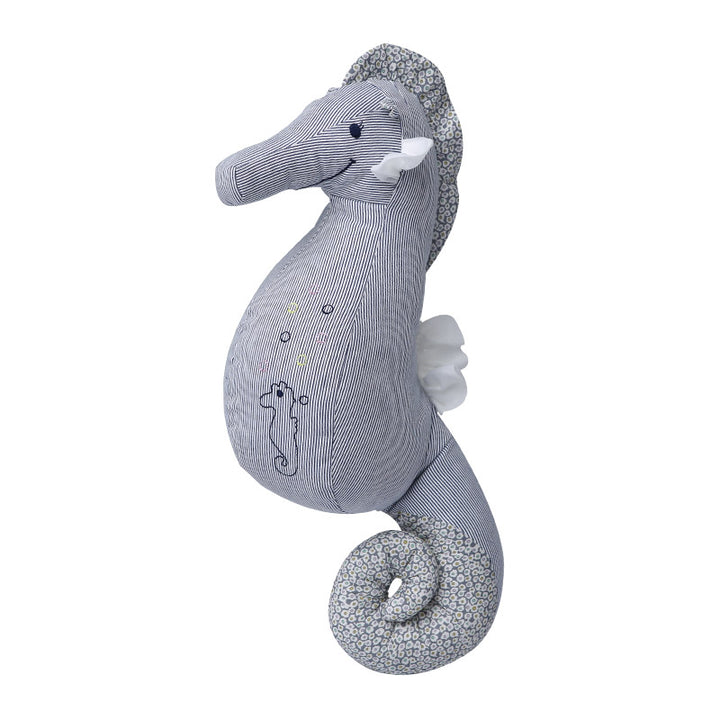 Manon Des Pres®️ Premium Baby Plush Toy Seahorse Blue 36cmH