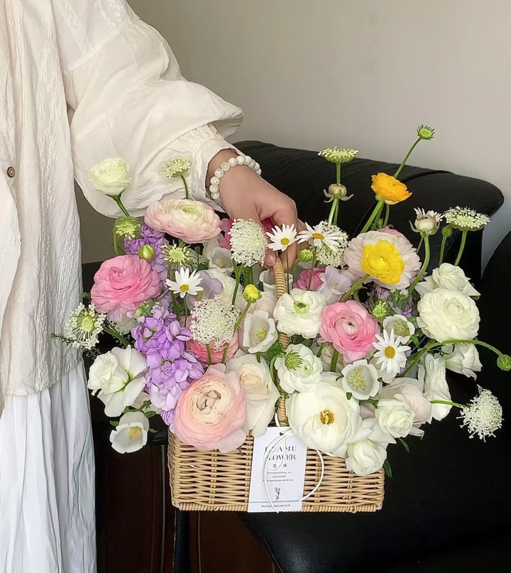 Flower Basket Hamper W332 (24x14x31cmH) 1 PC