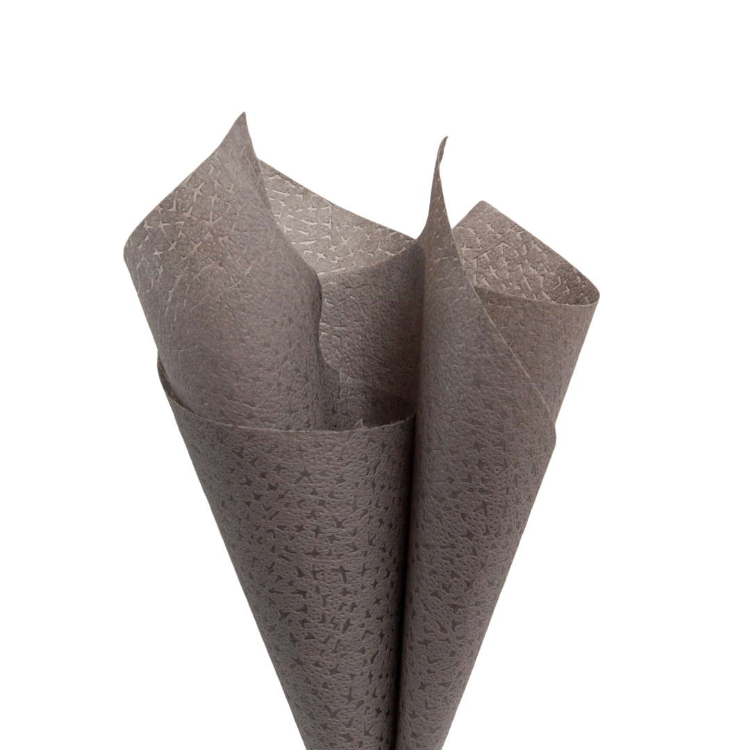 Embossed Non-woven Flower Wrapping Leather 80gsm Pack 50 (50x70cm)