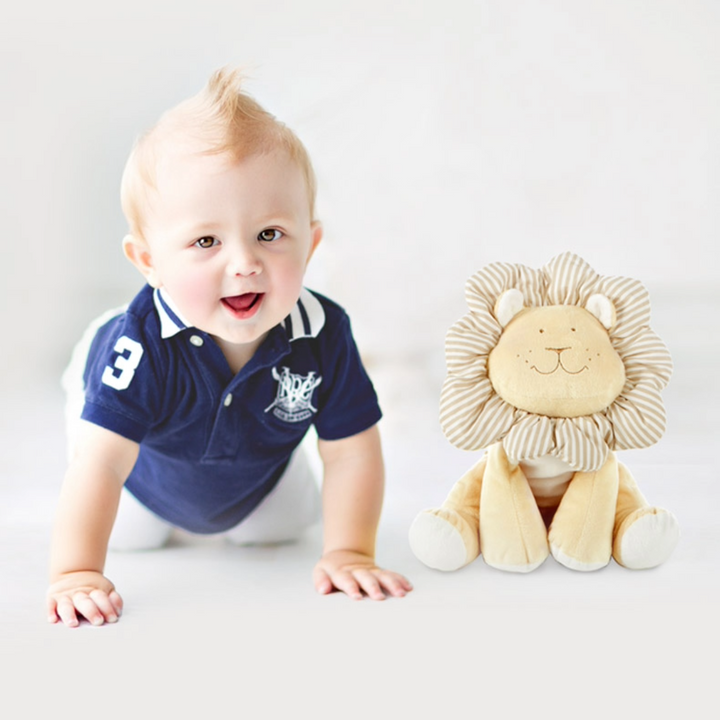 Manon Des Pres®️ Premium Baby Hamper Gift Basket Lion with 100% Cotton Blanket