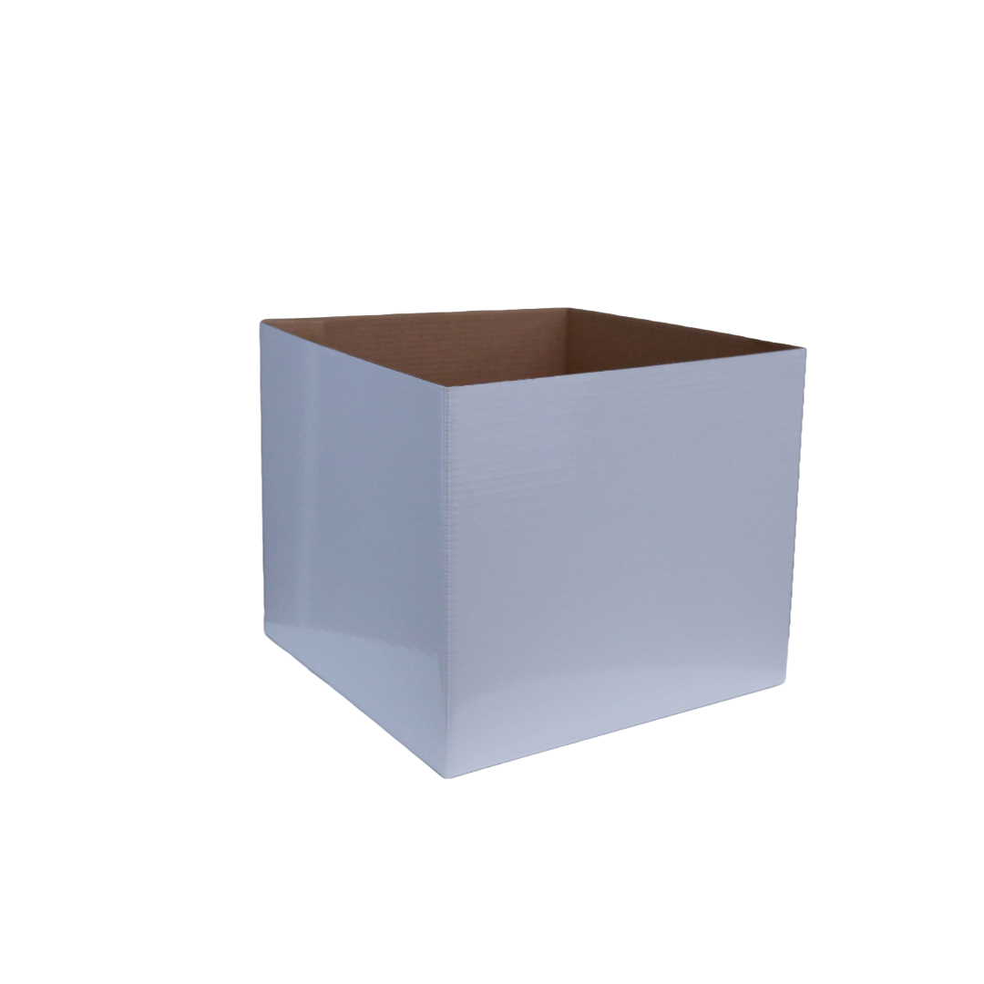 Posy Box White L (21.5x21.5x18.5cmH)