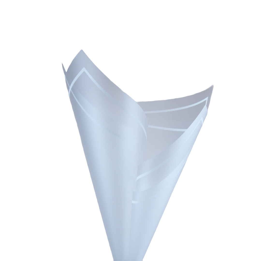 Cello Frosted with White Border 60mic Pack 50 (50x70cm)