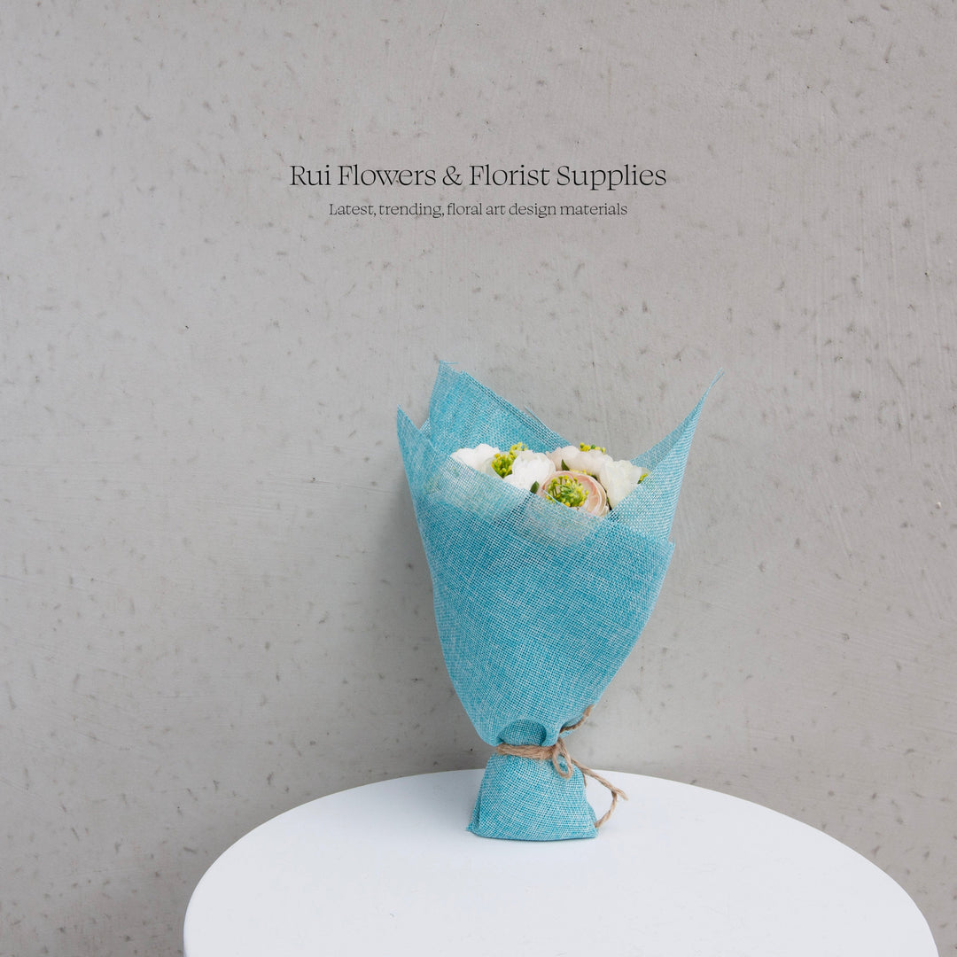 Premium Jute Like Sheets Sky Blue Pack 20 (50x70cm)