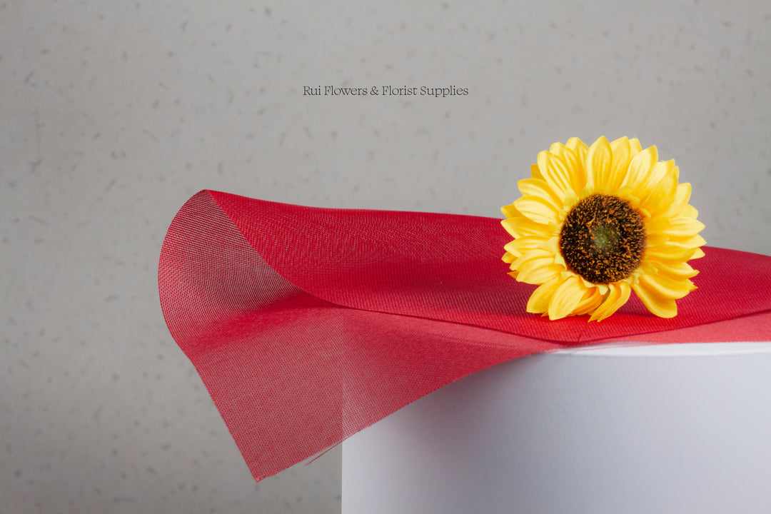 Premium Jute Like Sheets Red Pack of 20 (50x70cm)