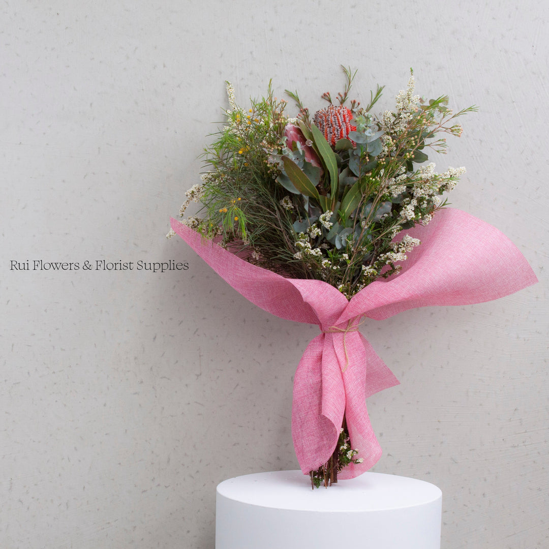 Premium Jute Like Sheets Pink Pack 20 (50x70cm)