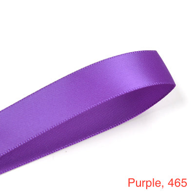 Premium Double Sided Satin Ribbon Grape 8141  (25mm x 91.5m)