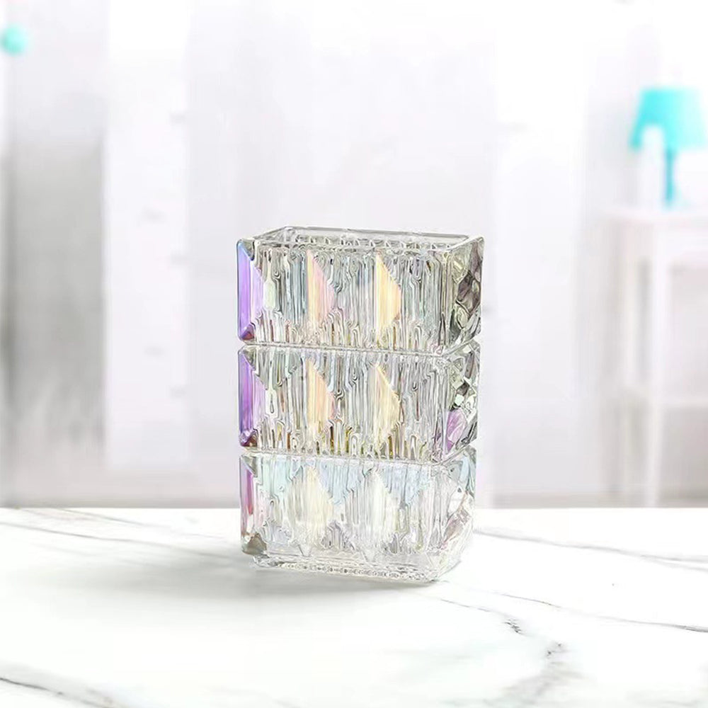 European style crystal glass Rousseau vase (13x9.5x20cm)