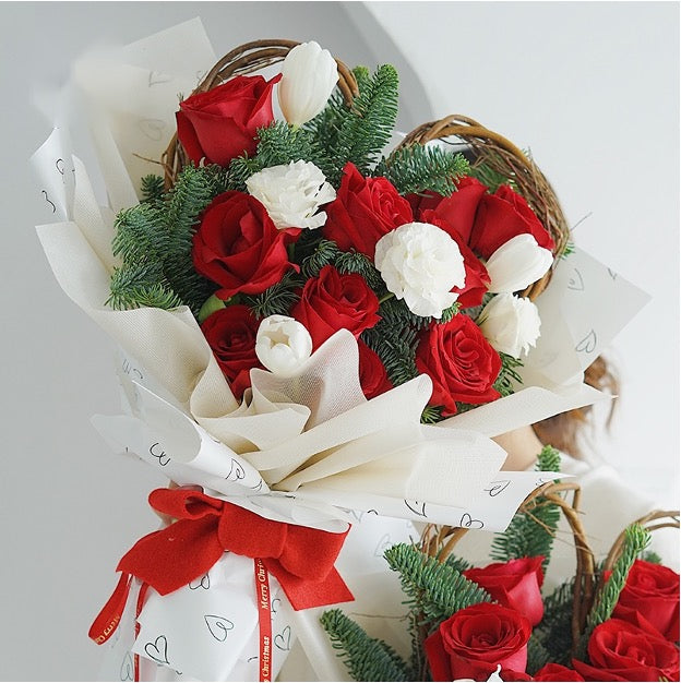 Non-woven Lattice Flower wrap 60gsm Pack 20 (53x57cm)