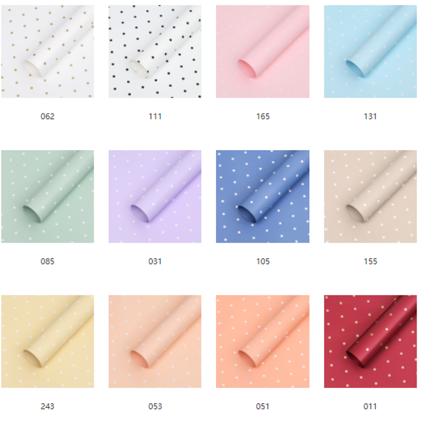 Cello Elegant Dots 60mic Pack 20 (58x58cm)