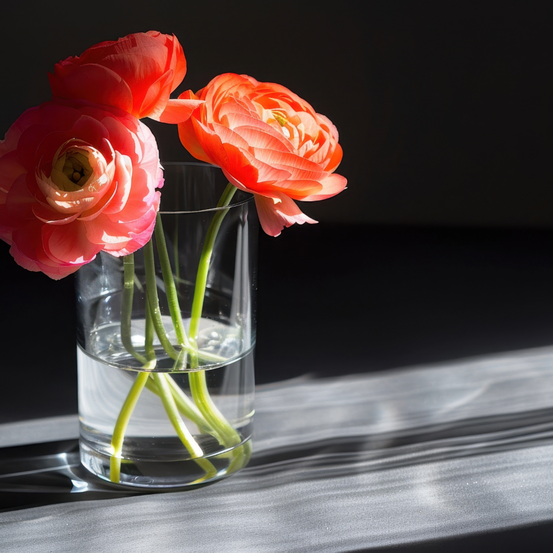 Glass Cylinder Vase Clear 10x20cmH