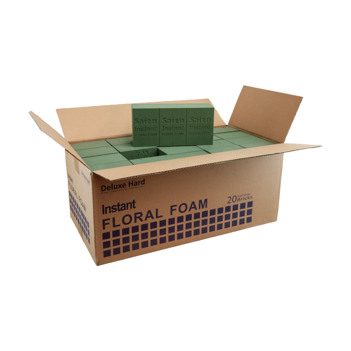 Instant Floral Foam Bricks 20pcs/Box (23x11x7cm)
