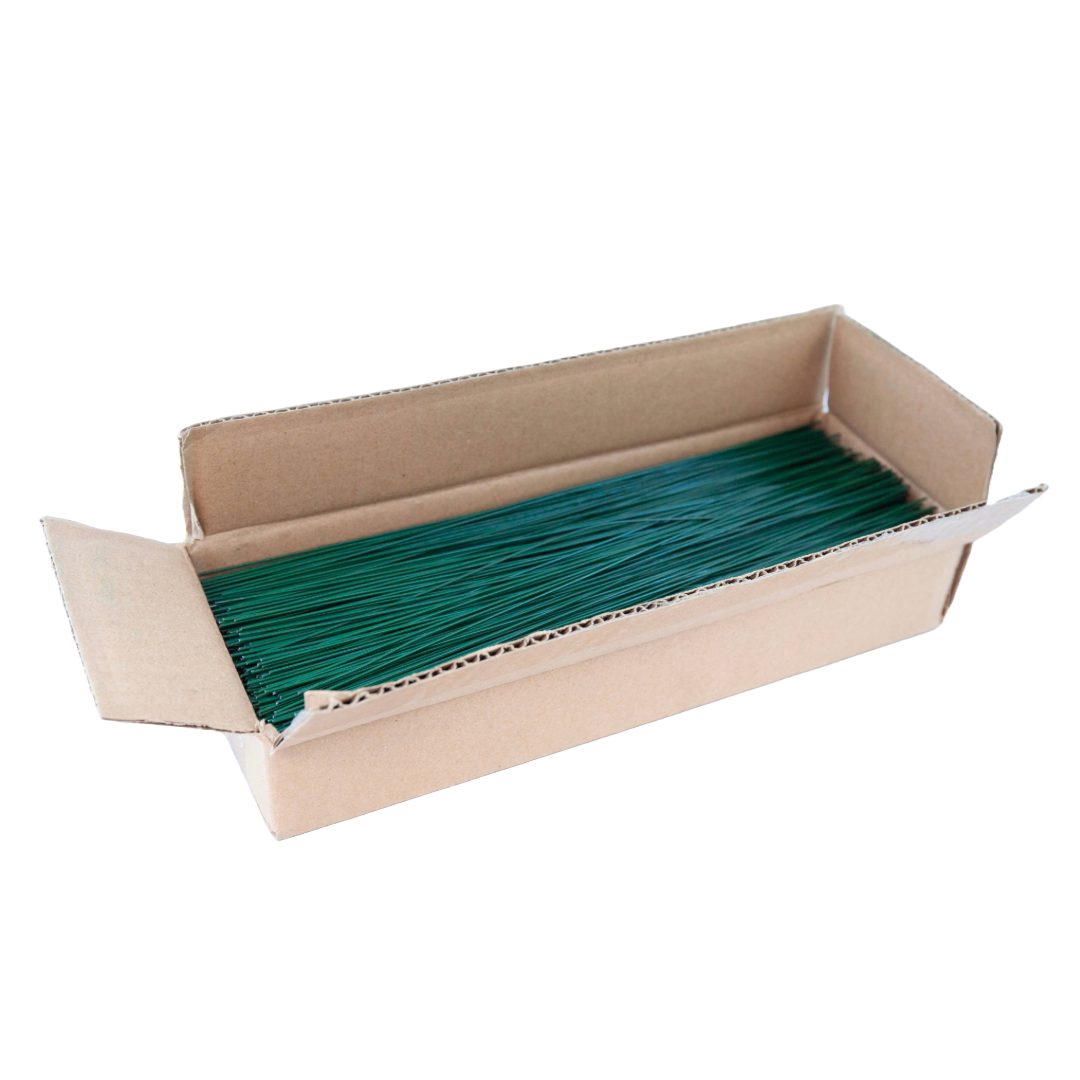 Green Florist Wire 22ga 0.7mm 23cm 2kg