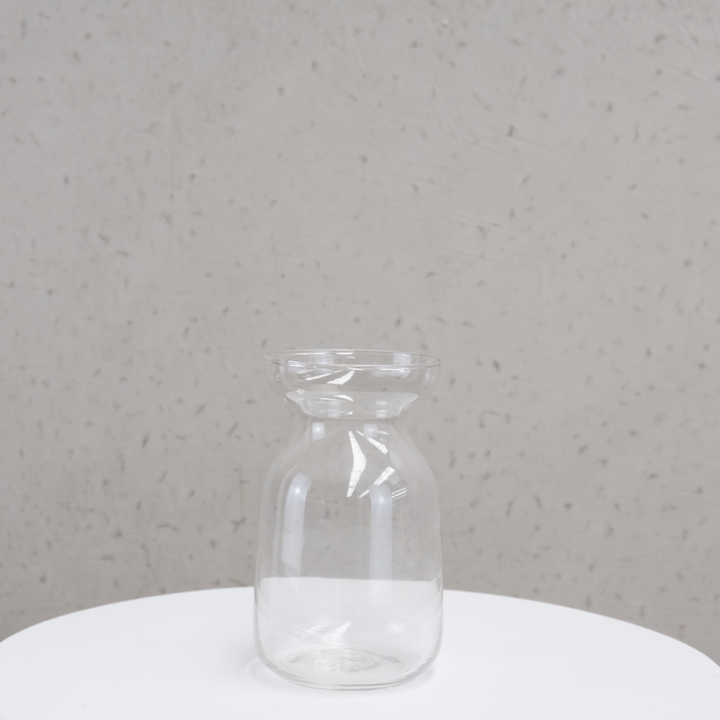 Modern Minimalist Glass Posy Jar (9x15cmH)