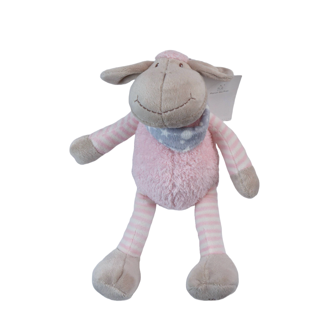 Manon Des Pres®️ Premium Baby Plush Toy "Timmy" the Sheep Pink 30cmH