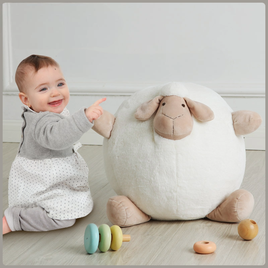 Manon Des Pres®️ Premium Baby Plush Toy Sheep Blue 28cmH