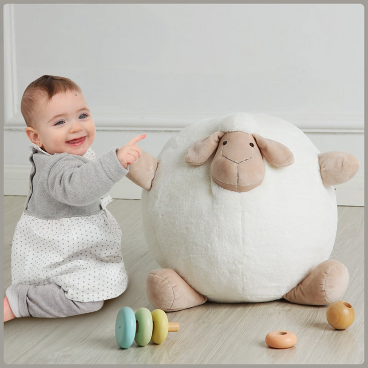 Manon Des Pres®️ Premium Baby Plush Toy Sheep Blue 28cmH