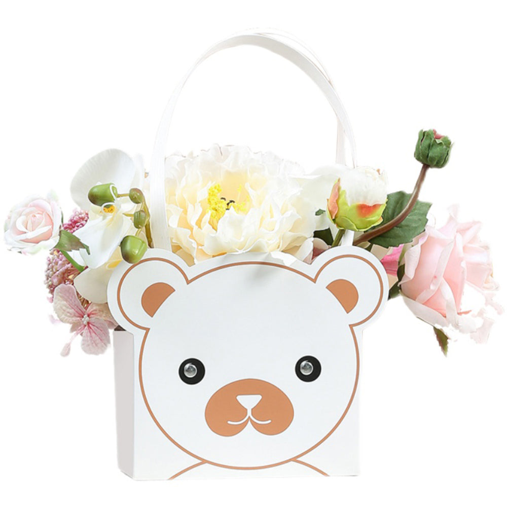 Flower Carry Bag,  Bear Series Pack 10 14.5x10x17.7cmH