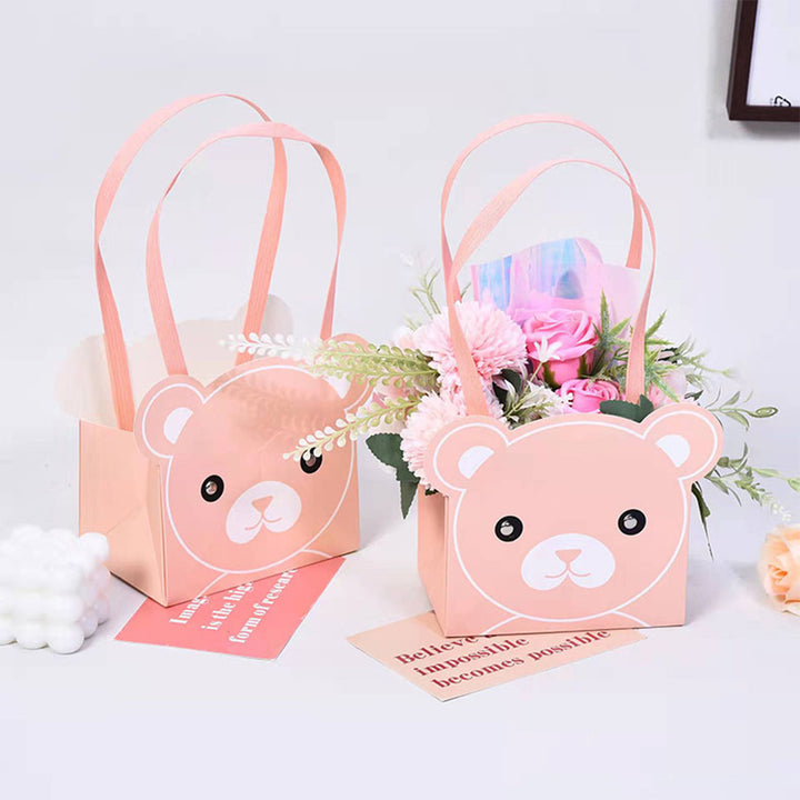 Flower Carry Bag,  Bear Series Pack 10 14.5x10x17.7cmH